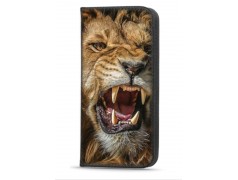 Etui portefeuille Lion imprimé pour Samsung S23 Plus