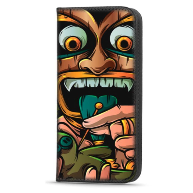 Etui portefeuille imprimé Vodoo pour Samsung S23 Ultra