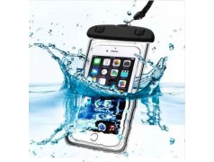 Pochette  Waterproof noir/transparente universelle pour smartphones