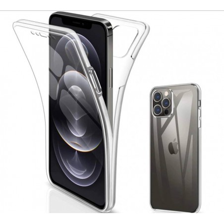 Coque intégrale 360 pour iPhone 15 Pro protection avant et arrière
