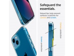 Coque silicone souple transparente pour iPhone 15 Plus