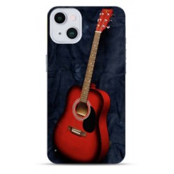 Coque Guitare rouge pour iPhone 15