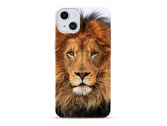 Coque Lion en gel pour iPhone 15