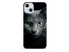 Coque Black cat en gel pour iPhone 15 plus
