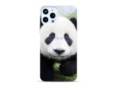 Coque joli panda en gel pour iPhone 15 pro