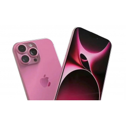 Coque Pink heart en gel pour iPhone 15 pro