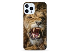 Coque Lion rugissant en gel pour iPhone 15 pro max