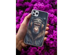 Coque singe cool en gel pour iPhone 15 pro max