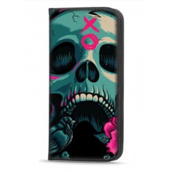 Etui imprimé Pink skull pour Apple iPhone 15
