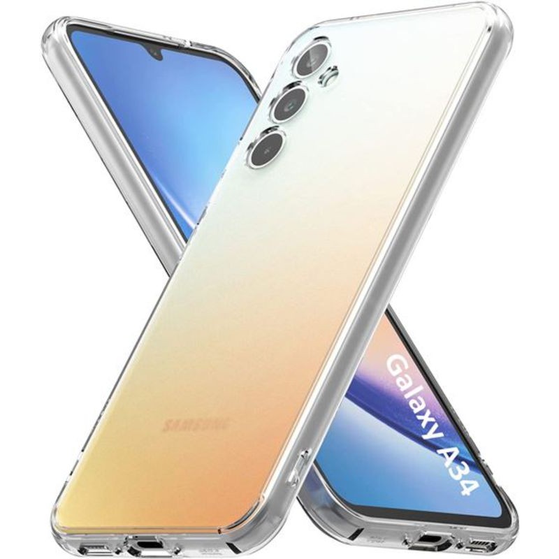Coque silicone souple transparente pour Samsung Galaxy A55 5G