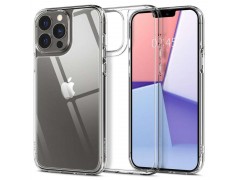 Coque silicone transparente pour iPhone 16 Pro