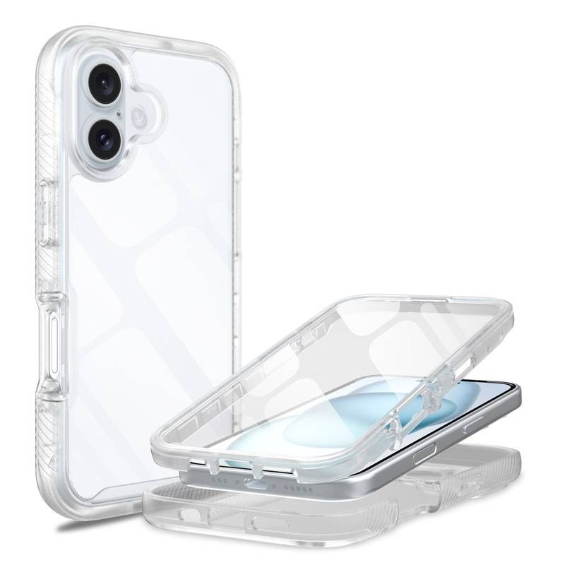 Coque intégrale 360 pour iPhone 16 protection avant et arrière