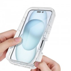 Coque intégrale 360 pour iPhone 16 protection avant et arrière