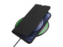 Etui portefeuille noir pour iPhone 16