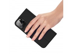 Etui portefeuille noir pour iPhone 16  pro