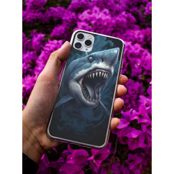 Coque Requin en gel pour iPhone 16 Pro