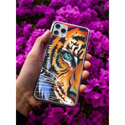 Coque Tigre en gel pour iPhone 16 Pro