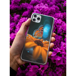 Coque Papillon en gel pour iPhone 16 Pro