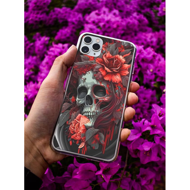 Coque Death2 en gel pour iPhone 16 Pro Max