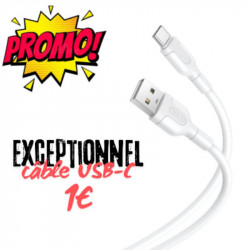 Câble USB vers Type C charge rapide - 7,50 €