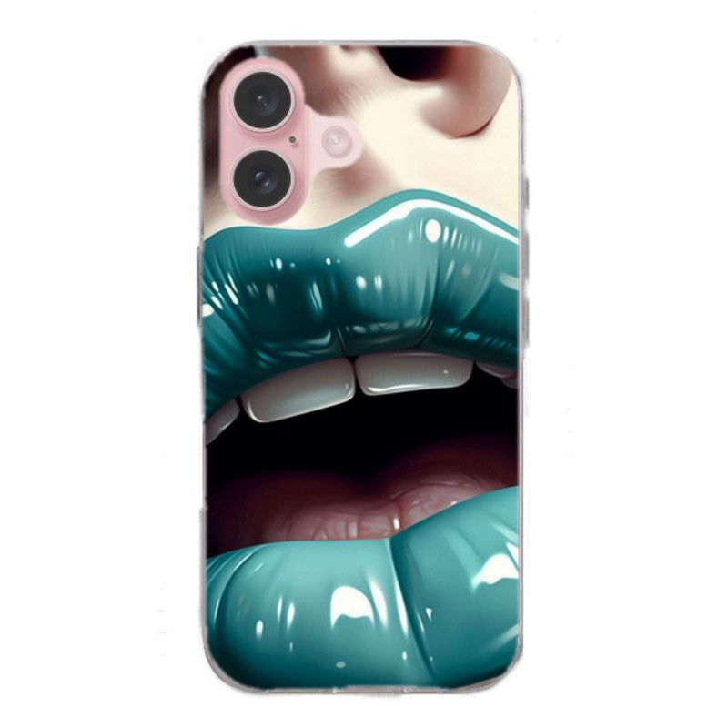 Coque Lèvres en gel pour iPhone 17