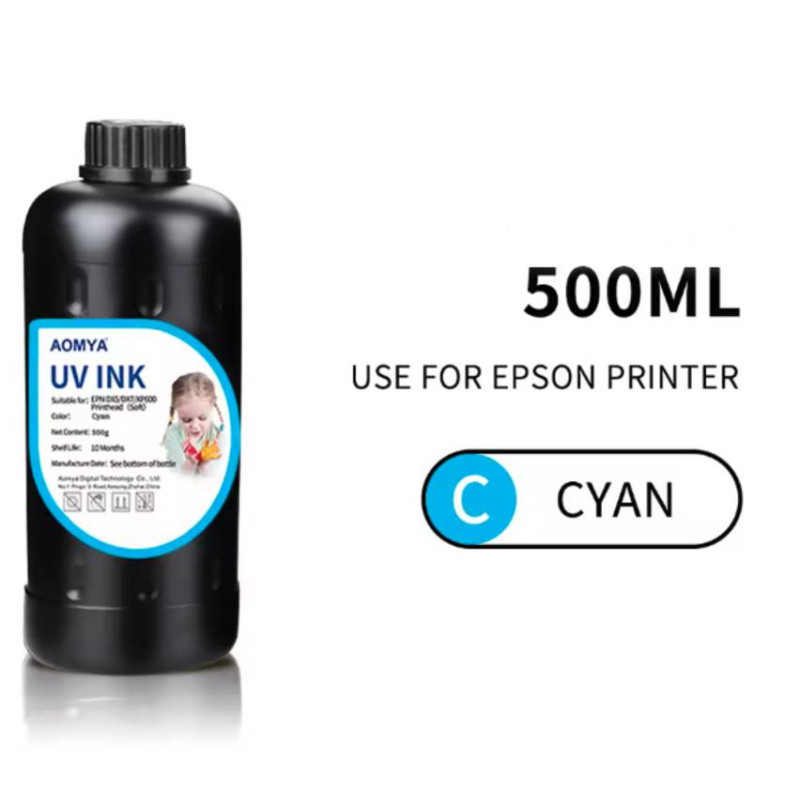 Encre UV LED Cyan 500 ml