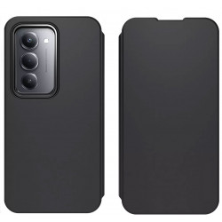 Etui portefeuille noir pour Xiaomi redmi 15 4G