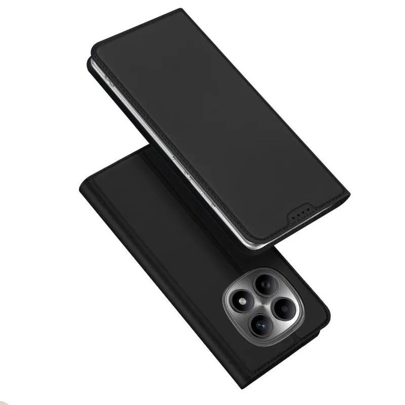 Etui portefeuille noir pour Xiaomi redmi note 15 4G