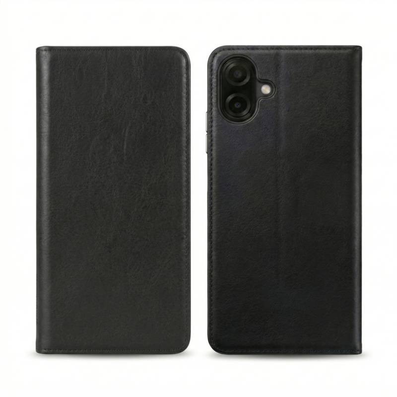 Etui portefeuille noir pour Samsung A07