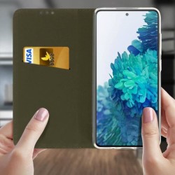 Etui portefeuille noir pour Samsung S26 FE