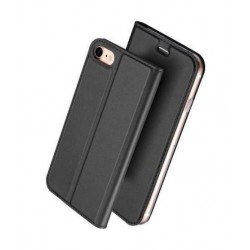 Etui portefeuille noir pour iPhone SE 2020