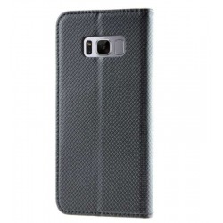 Etui portefeuille noir Samsung S8+
