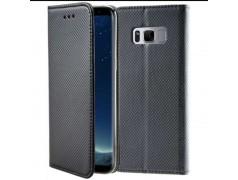 Etui portefeuille noir pour Samsung S8+