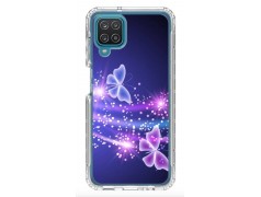 Coque souple Papillon Neon pour Samsung Galaxy A12
