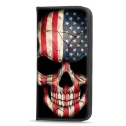 Etui portefeuille Death USA pour Samsung Galaxy A12