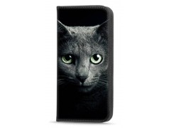 Etui portefeuille Beauty Cat pour Samsung Galaxy A12