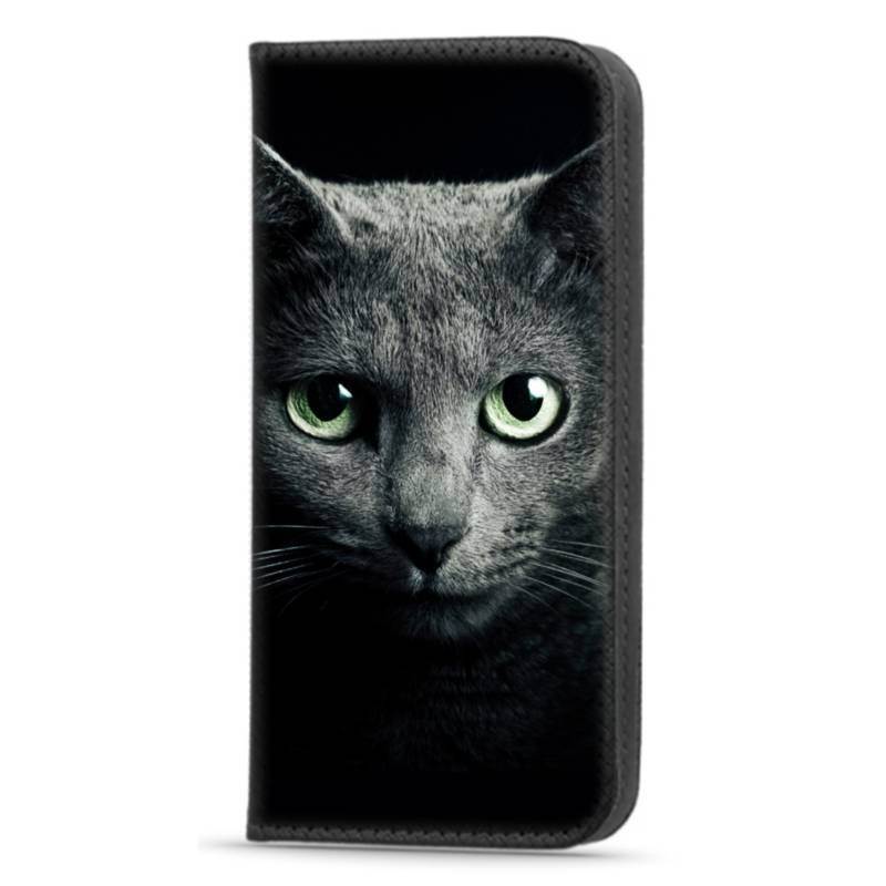 Etui portefeuille Beauty Cat pour Samsung Galaxy A22 4G