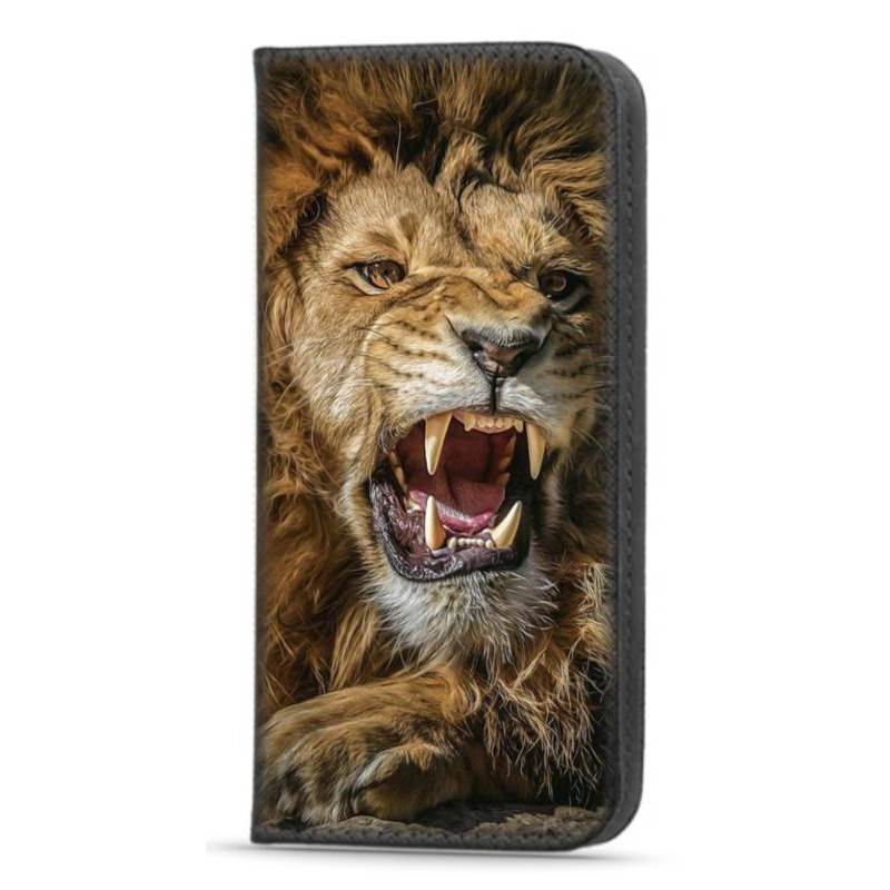 Etui portefeuille Lion pour Samsung Galaxy A52S 5G