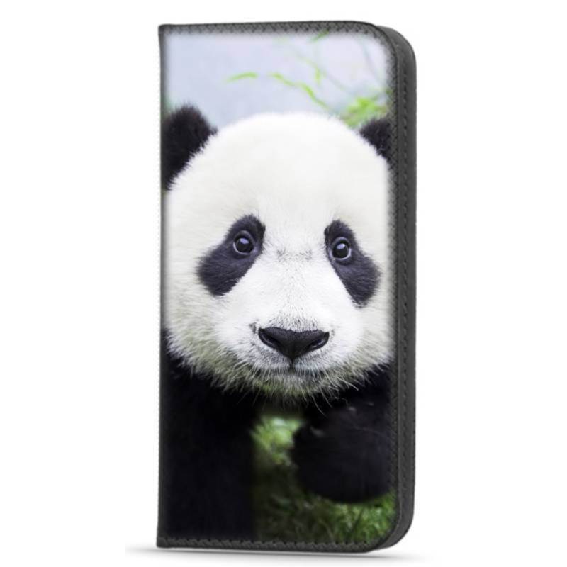 Etui portefeuille Panda pour Samsung Galaxy A52S 5G
