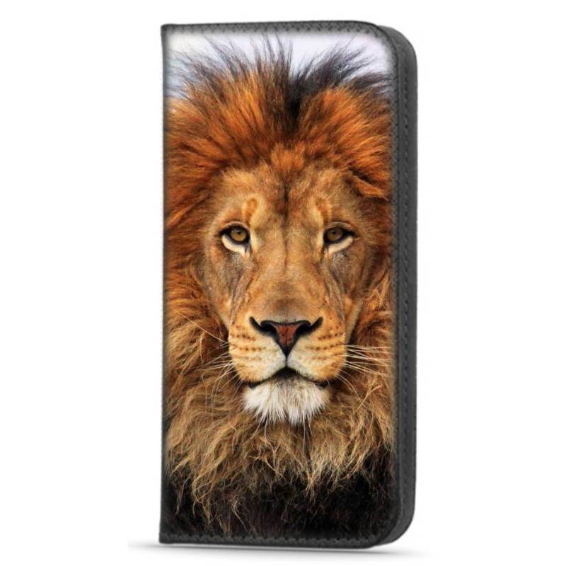Etui portefeuille Lion 3 pour Samsung Galaxy A52/ A52S 5G