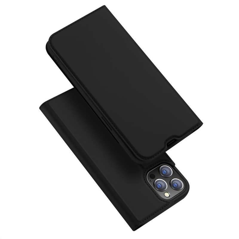 Etui portefeuille noir pour iPhone 13 pro Max