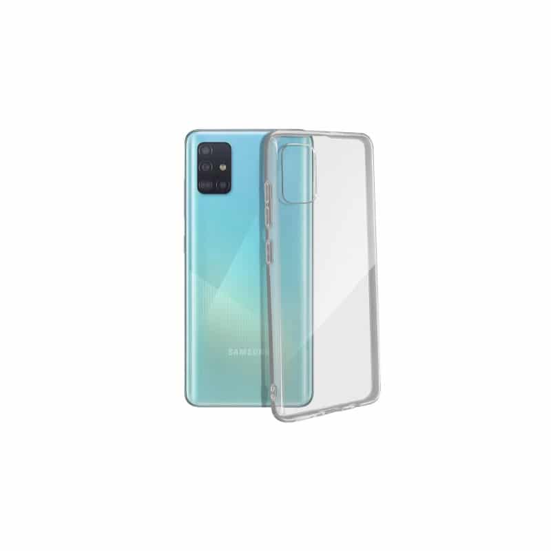 Coque silicone souple transparente pour Samsung Galaxy A51