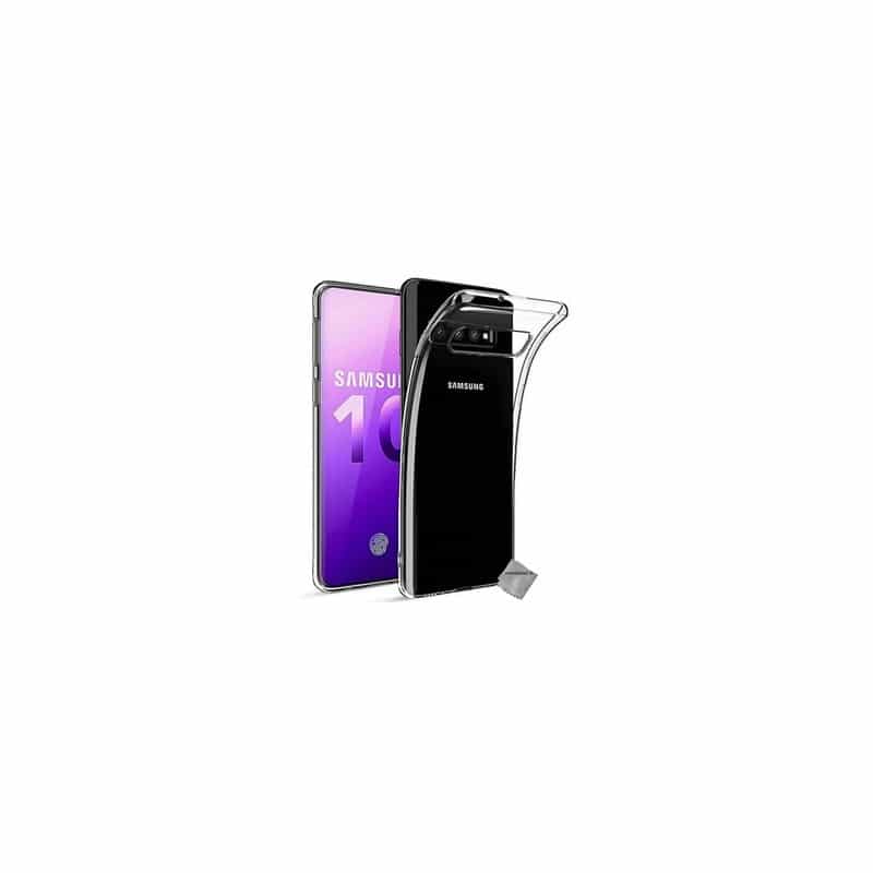 Coque silicone souple transparente pour Samsung Galaxy S10