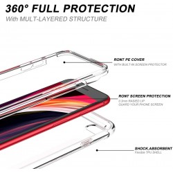 Coque intégrale 360 pour iPhone 7 protection avant arrière