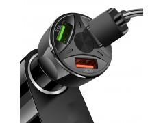 Chargeur triple USB 12V charge rapide 20W